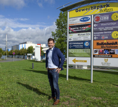 Gewerbepark Boffzen - Tino Wenkel Samtgemeindebürgermeister